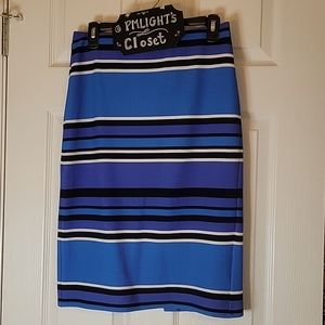 NYCC Small Skirt Blue White Black Stripe